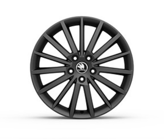 Leichtmetallfelge Turini 7,5Jx18" ET51 in matt-schwarz