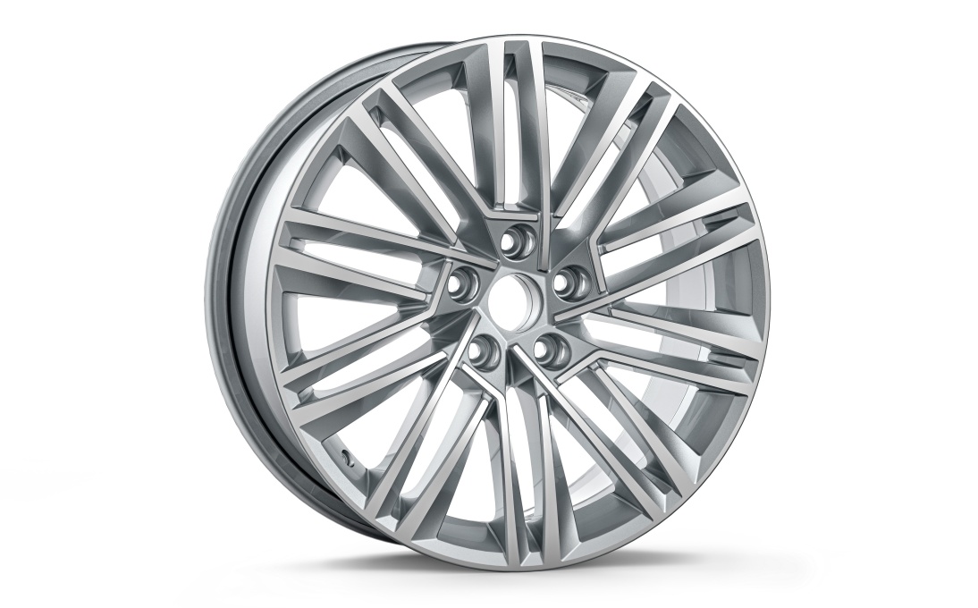 Leichtmetallfelge Luxon 7,5Jx18" ET48 in silber
