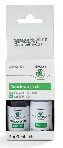 Lackstift-Set Deep-Schwarz Metallic (C9X)