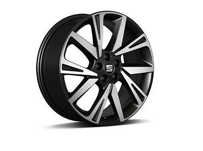 Aluminiumfelge 18" Diamantbeschichtung in Schwarz matt