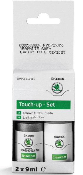 Lackstift-Set Graphit-Grau Metallic (F7C)