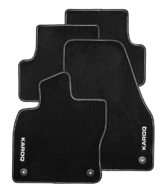 Textilfußmatten-Set Premium Karoq