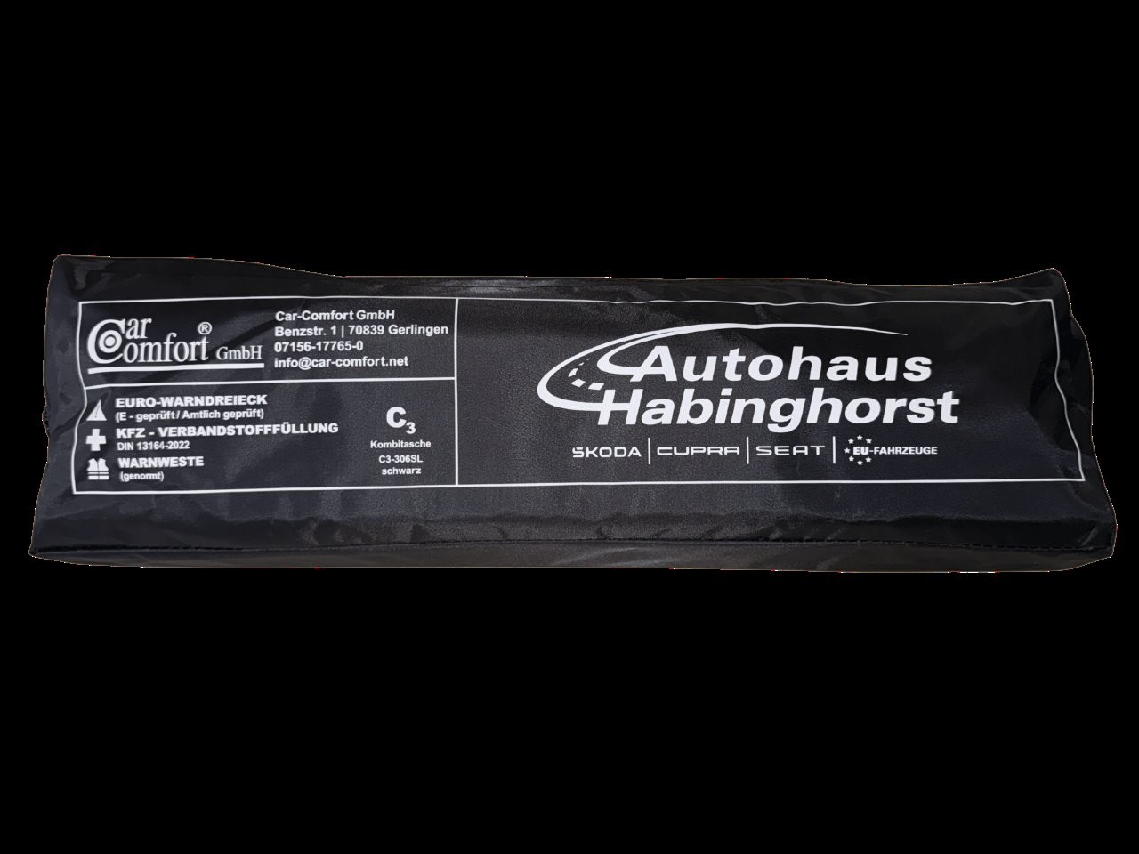 Kombitasche inkl. Warndreieck und Warnweste