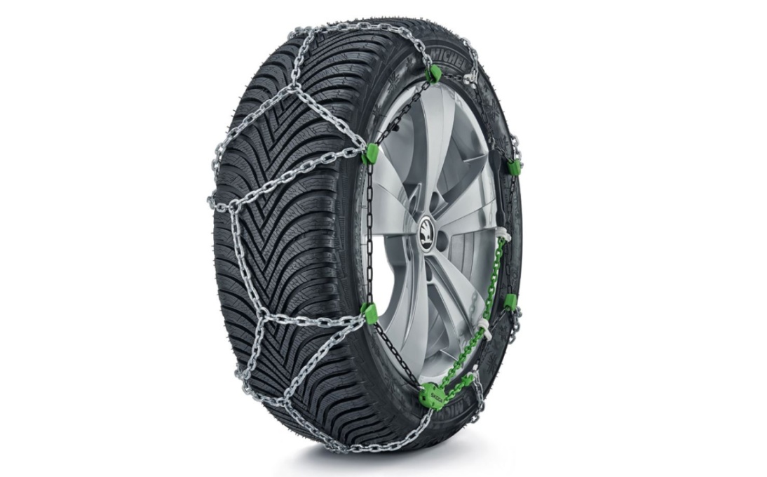 Schneekettensatz für 16" und 17'' Superb III, Superb IV, Yeti, Karoq