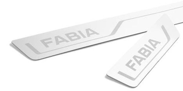 Einstiegsleisten-Set, Edelstahl "Fabia"
