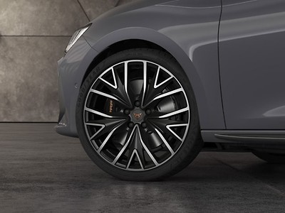 19''-Leichtmetallfelgen Performance in sportlichem Schwarz und Silber