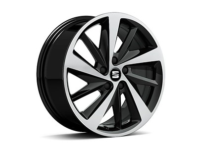 Leichtmetallfelge 18", Diamantbeschichtung schwarz