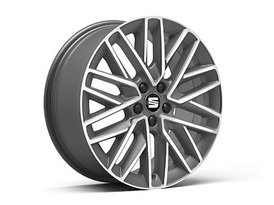 Leichtmetallfelge Diamantbeschichtung 17" in mattem Grau (Cosmo Grey)